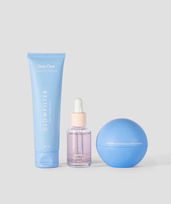 BALANCE SET / FLAWLESS SERUM + STEP ONE + AM PM